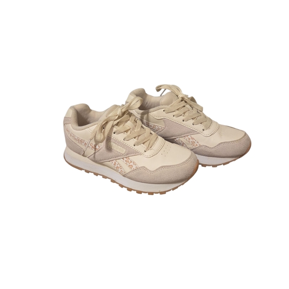 Reebok Kids Classics Tan and Cream Sneakers - Picture 3 of 4